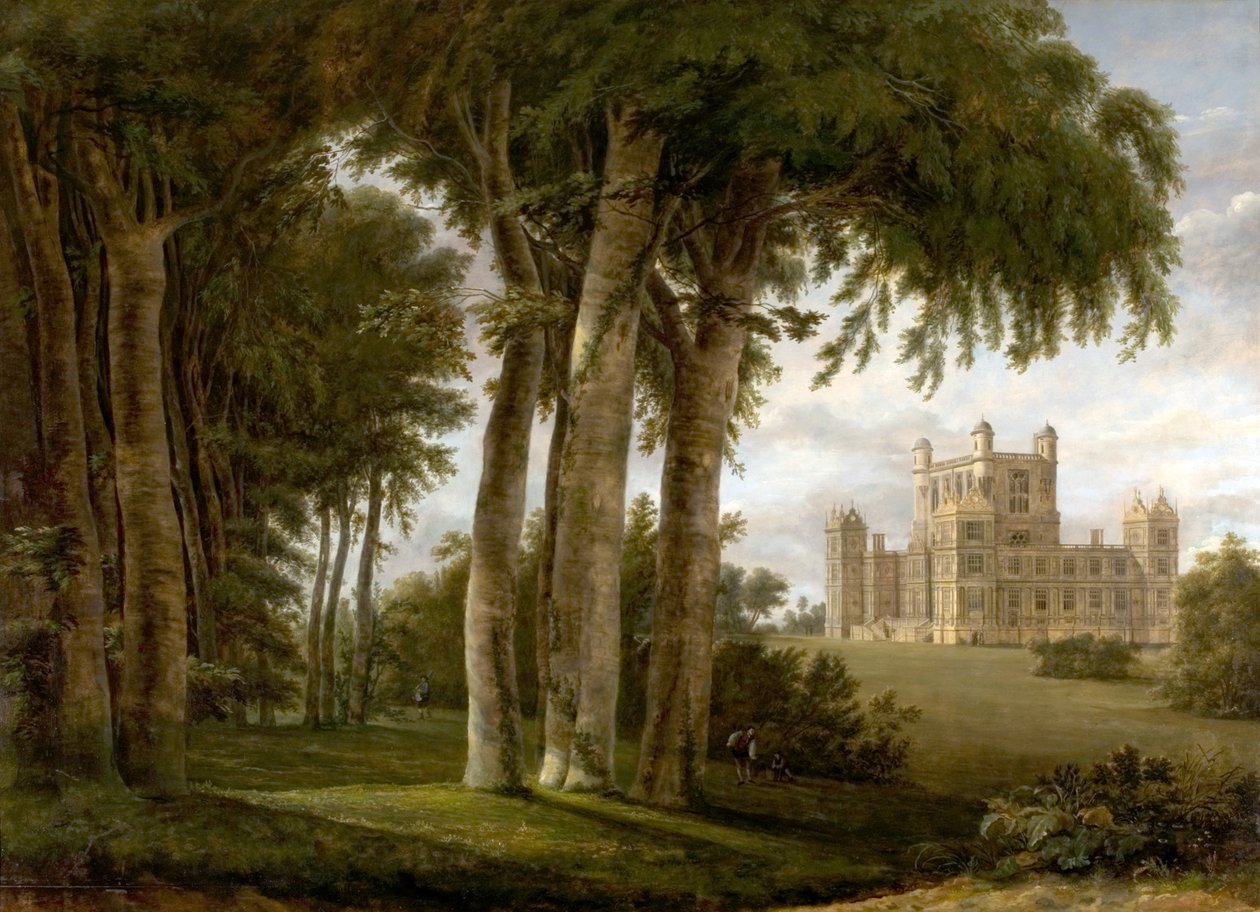 Wollaton Hall, Nottingham, 1795 da Hendrik Frans de Cort