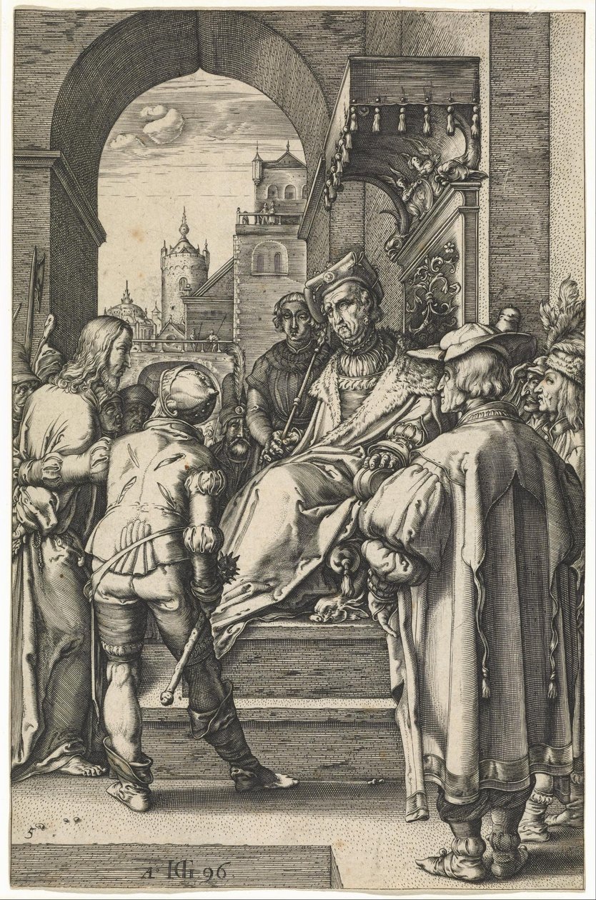 Cristo davanti a Pilato da Hendrik Goltzius