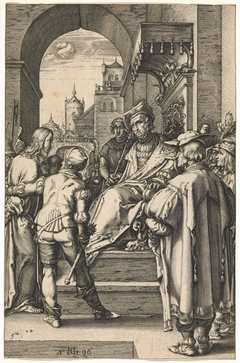 Cristo davanti a Pilato da Hendrik Goltzius