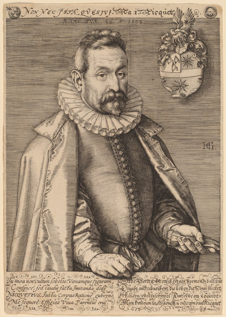 Jan Nicquet da Hendrik Goltzius