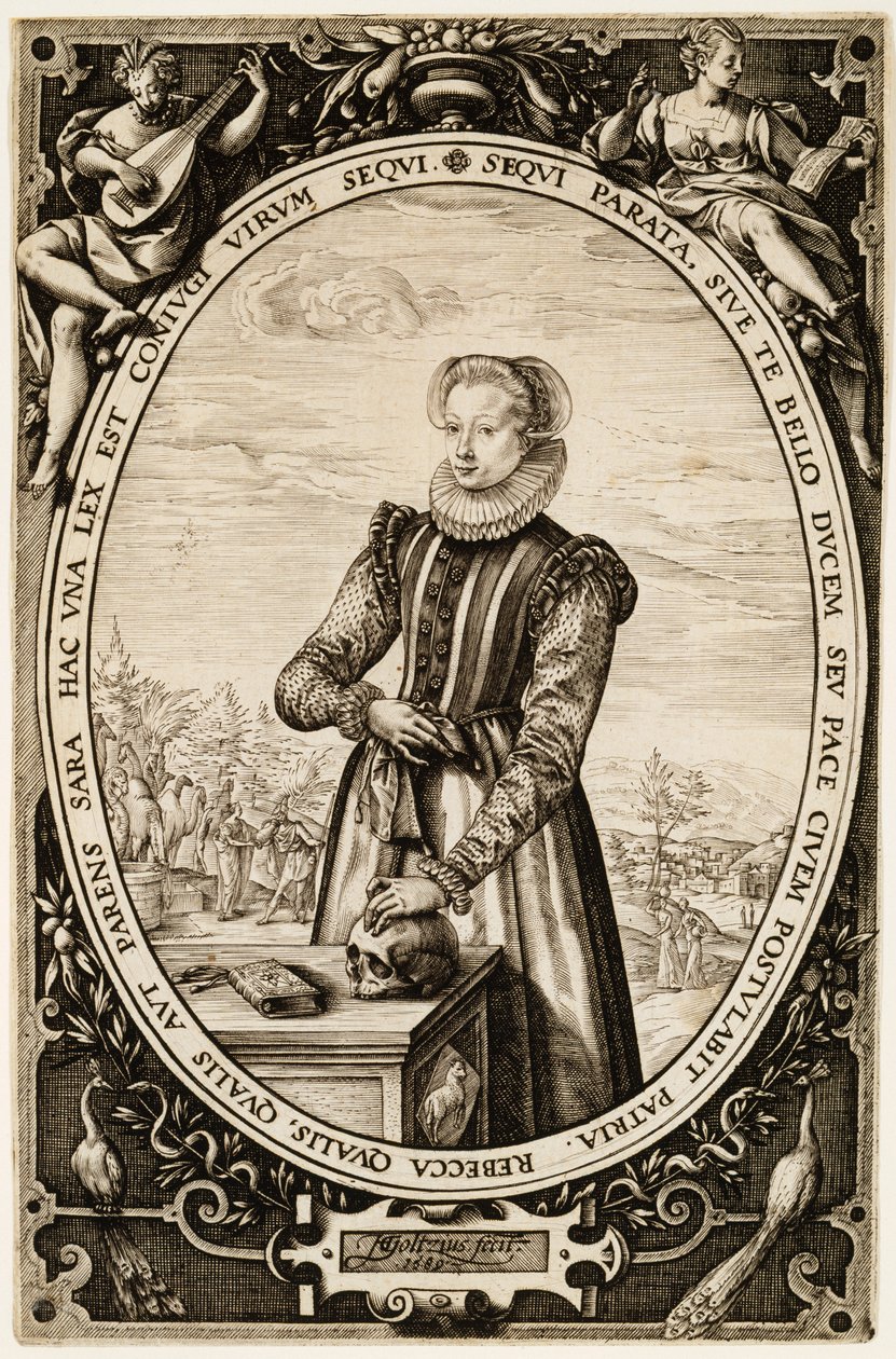Josina Hamels, 1589 (inchiostro su carta) da Hendrik Goltzius