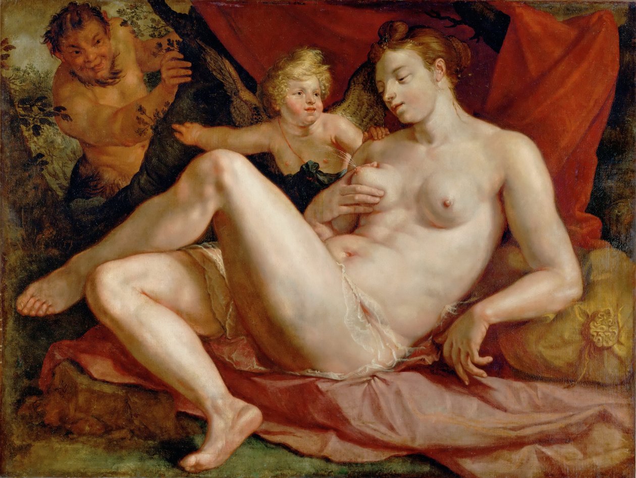Giove e Antiope da Hendrik Goltzius