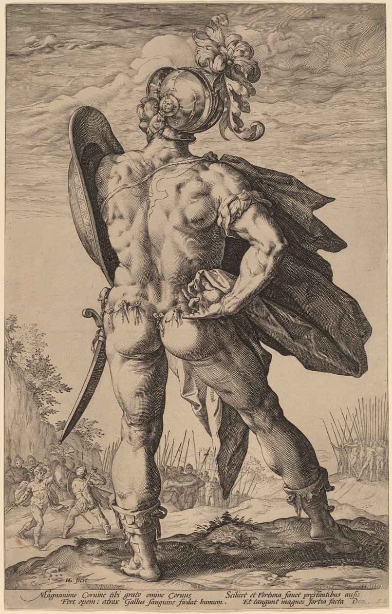 Marco Valerio Corvo da Hendrik Goltzius