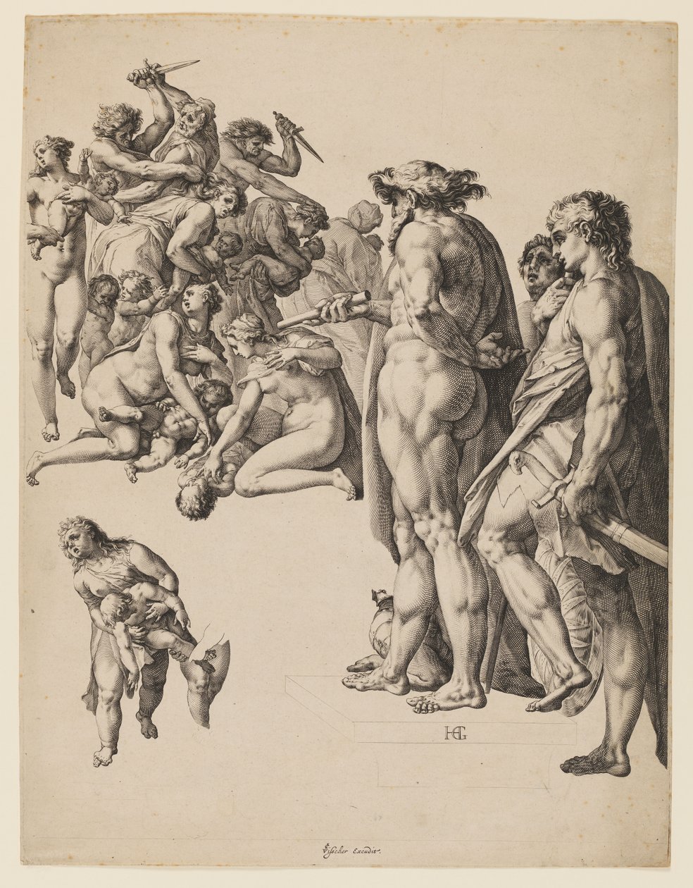 Massacro degli innocenti da Hendrik Goltzius