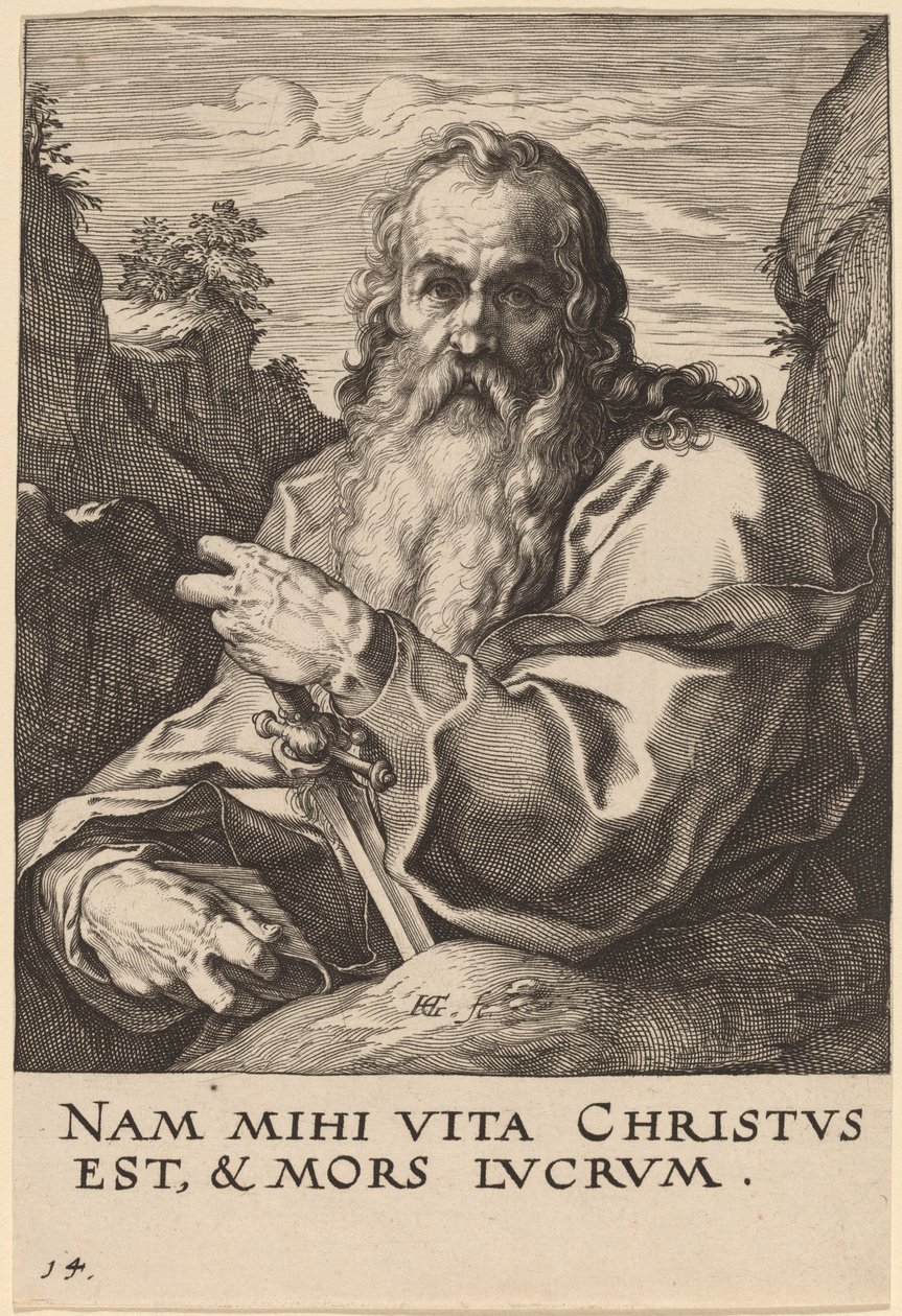 San Paolo da Hendrik Goltzius