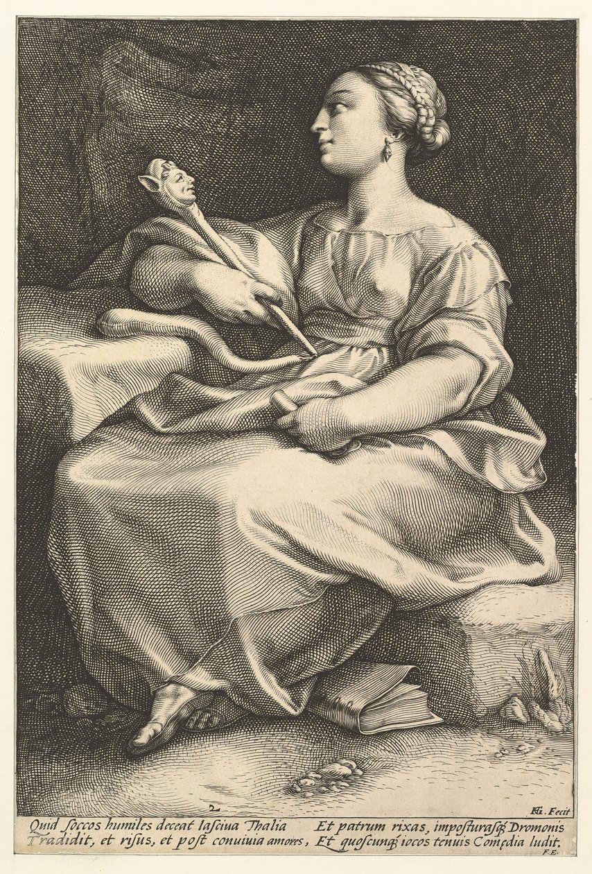 Thalia da Hendrik Goltzius