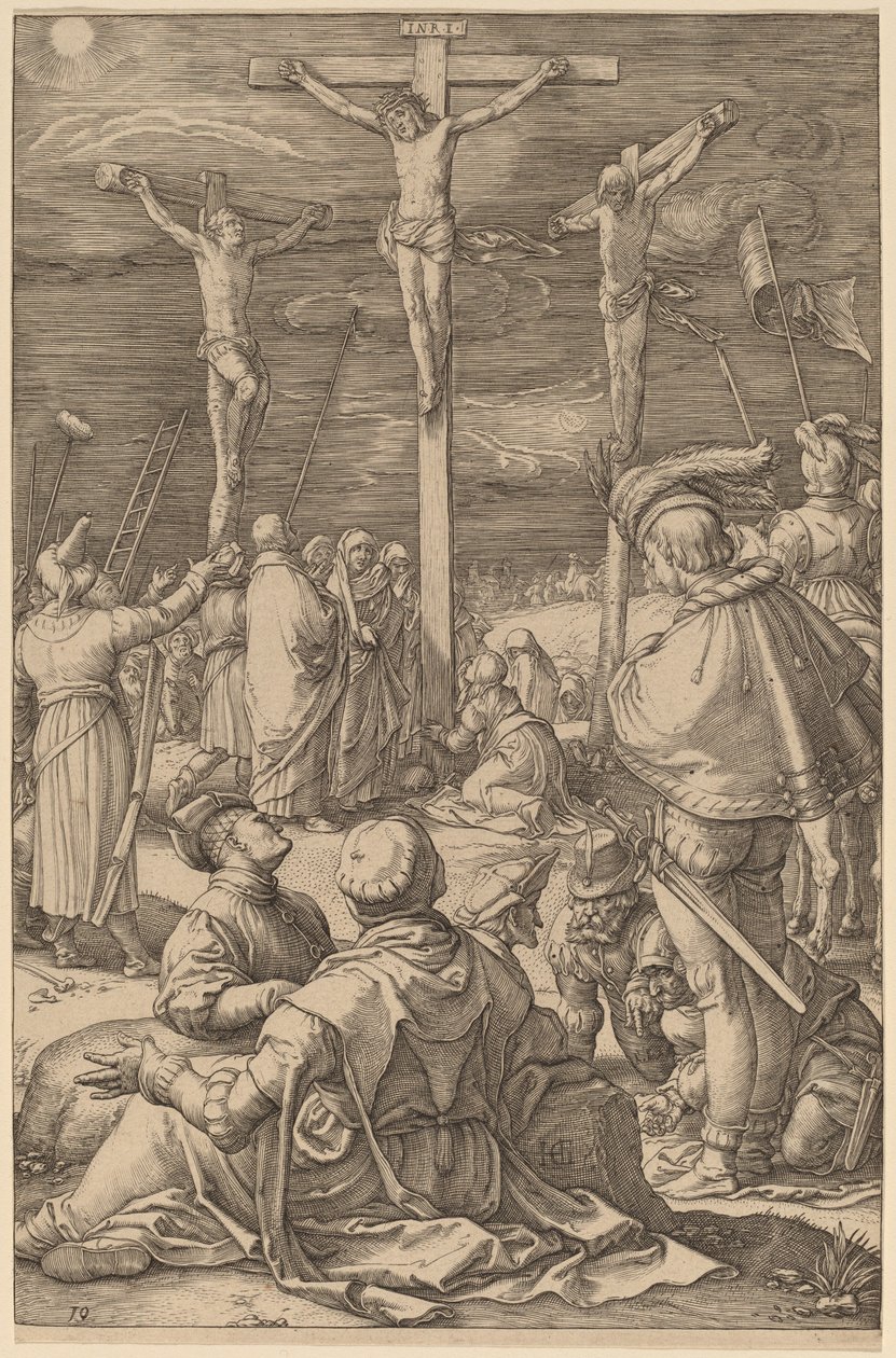 La crocifissione da Hendrik Goltzius
