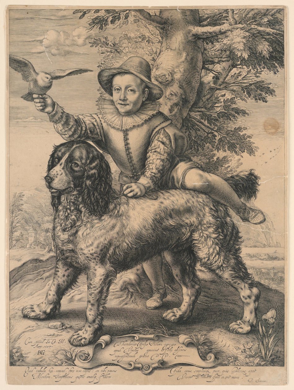 Il cane di Goltzius da Hendrik Goltzius