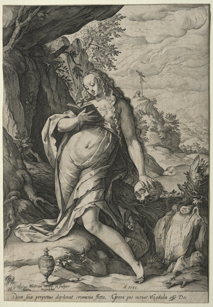 La Maddalena in penitenza da Hendrik Goltzius