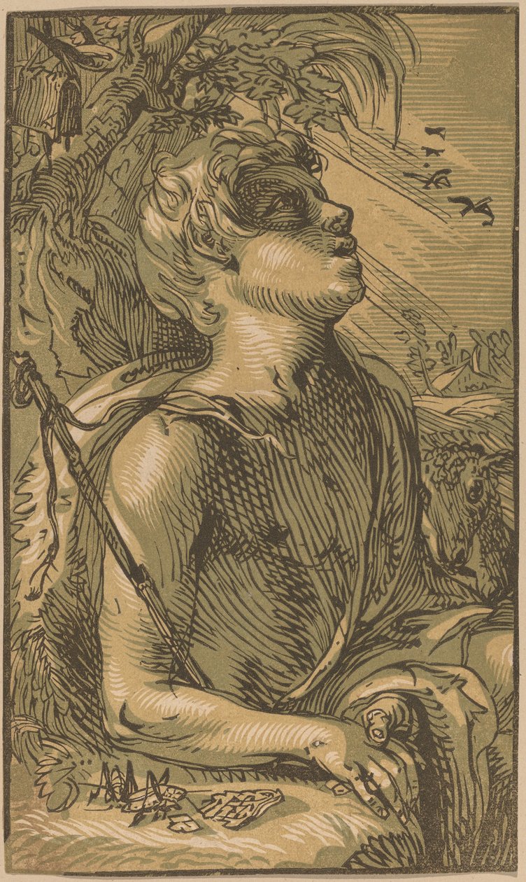 Il Giovane San Giovanni Battista da Hendrik Goltzius