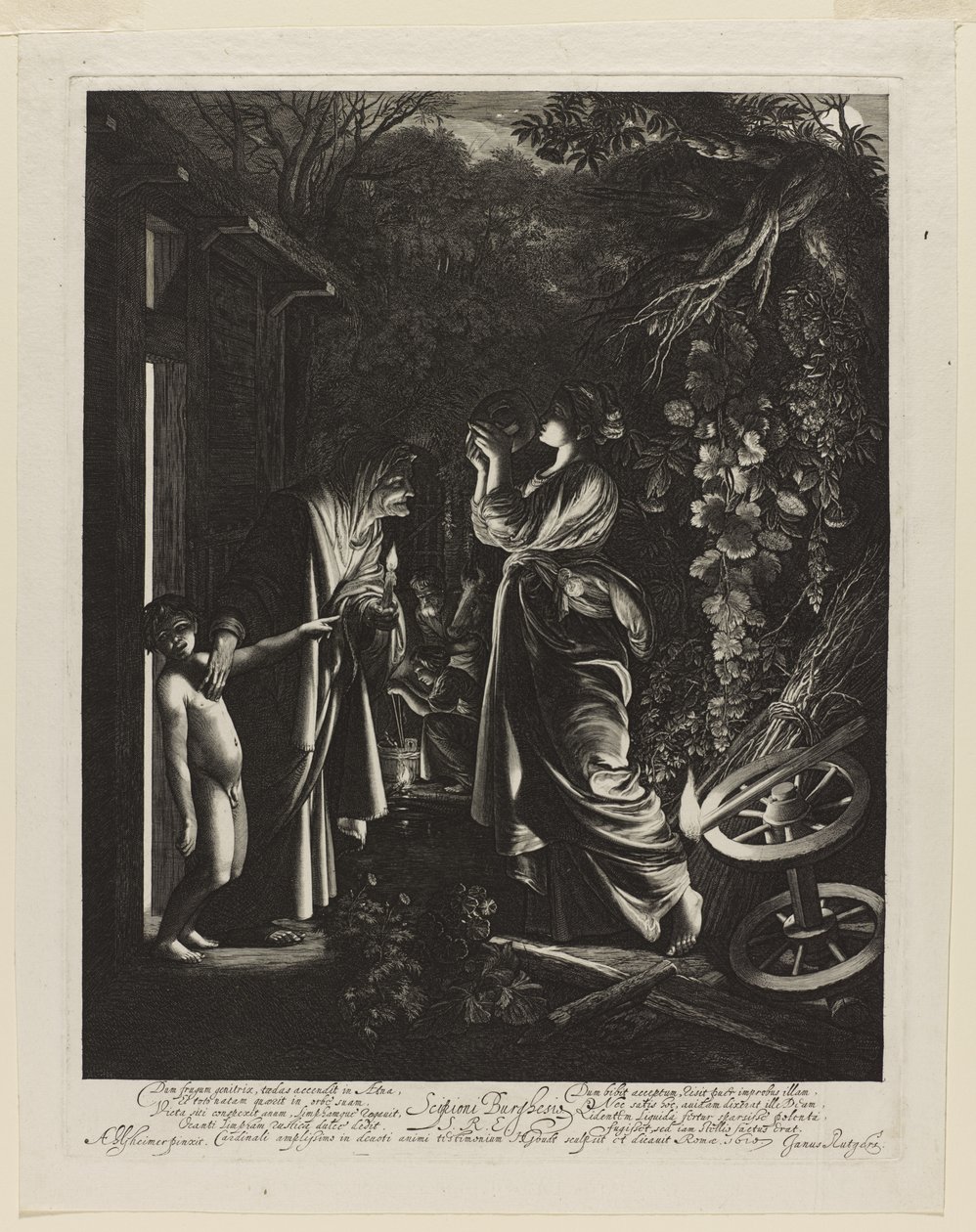 La derisione di Cerere (Cerere cerca sua figlia) da Hendrik Goudt