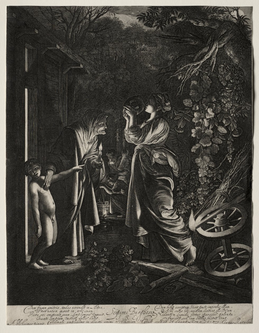 La derisione di Cerere da Hendrik Goudt