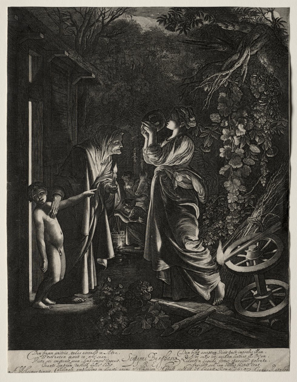 La derisione di Cerere da Hendrik Goudt
