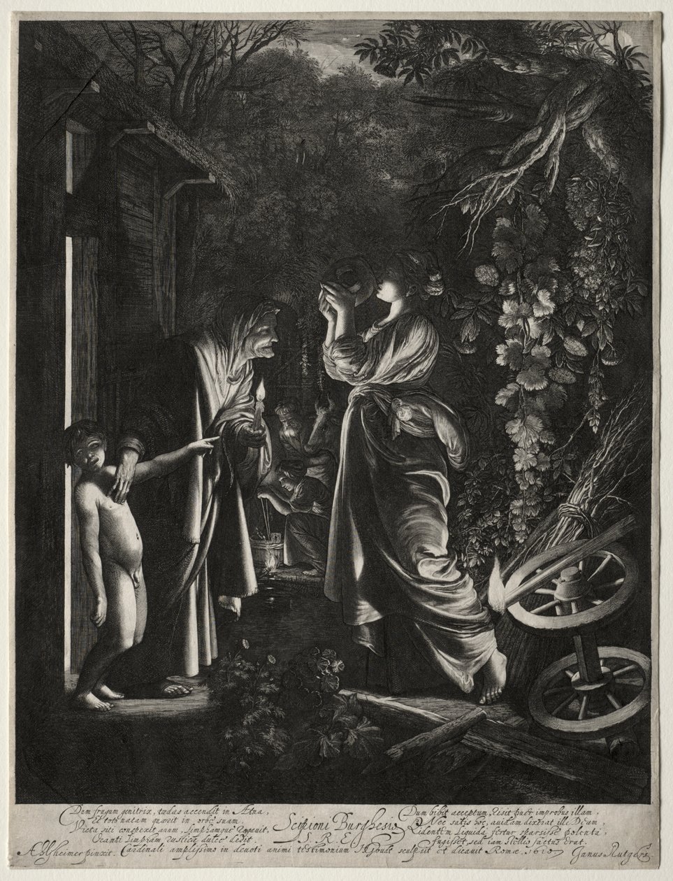 La derisione di Cerere da Hendrik Goudt