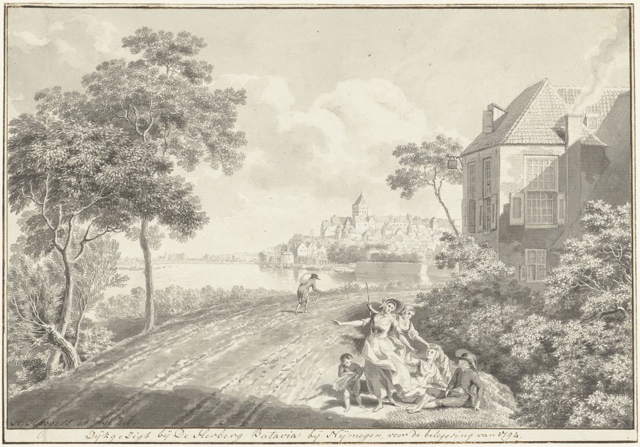 Veduta di Nimega da Hendrik Hoogers
