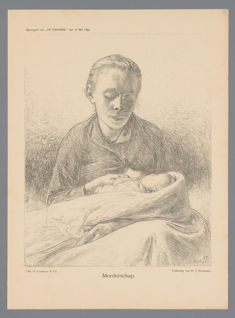 Maternità da Hendrik Johannes Haverman