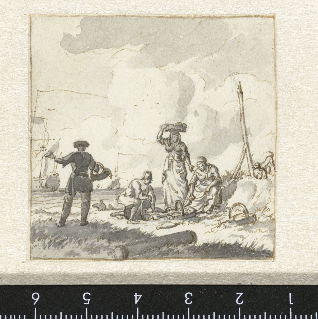 La selezione del pesce sulla spiaggia da Hendrik Kobell