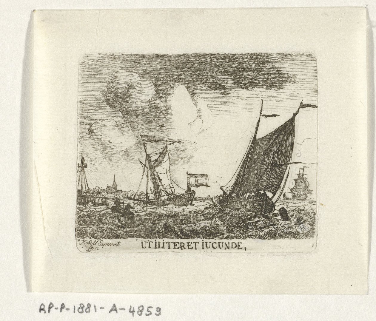 Navi in acque agitate da Hendrik Kobell