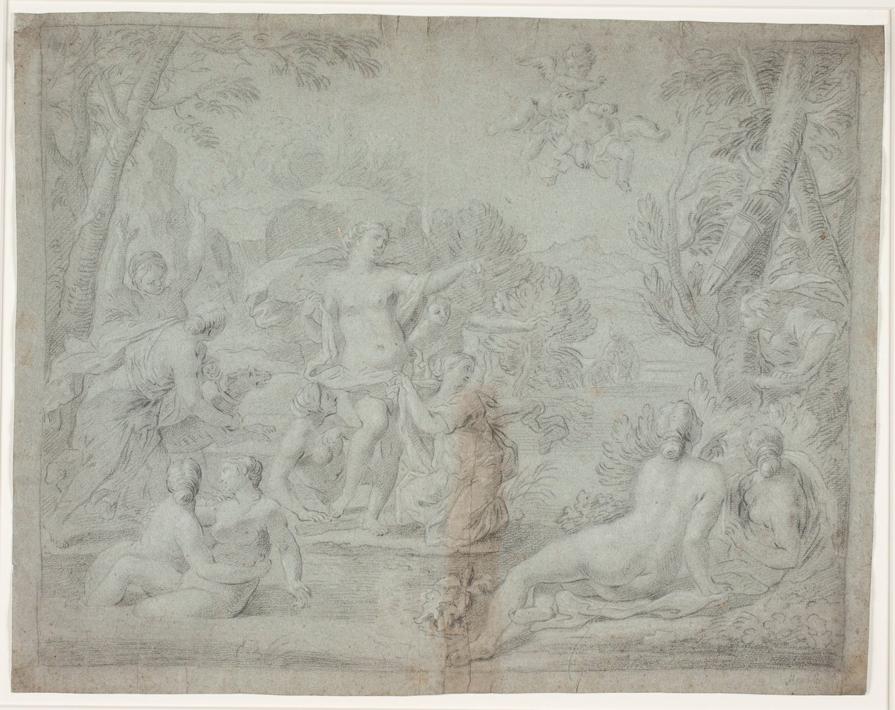 Diana e Atteone. (Ovidio, Met., III, 175 ss.) da Hendrik Krock
