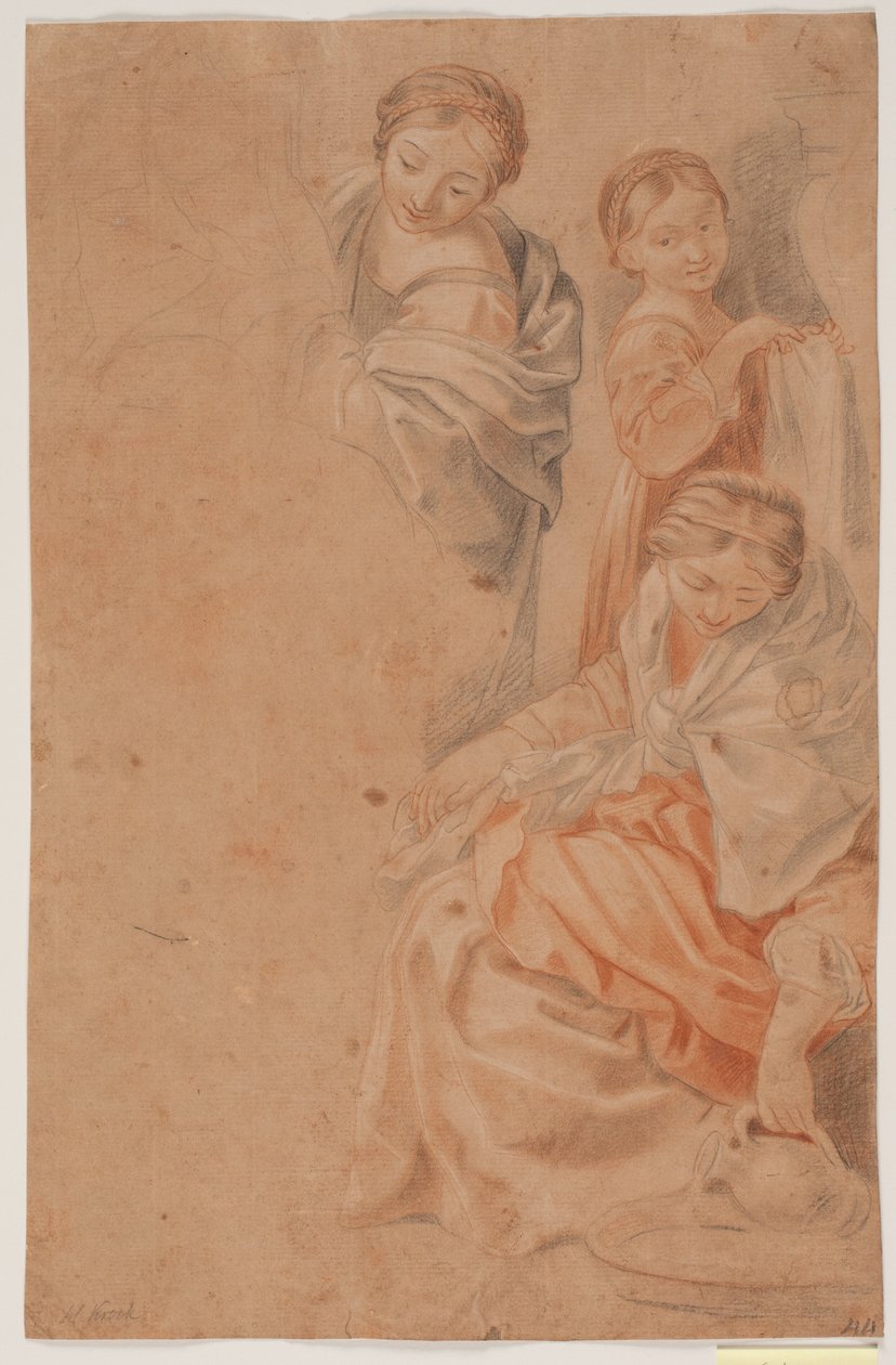 Tre figure femminili. Studio dopo l
