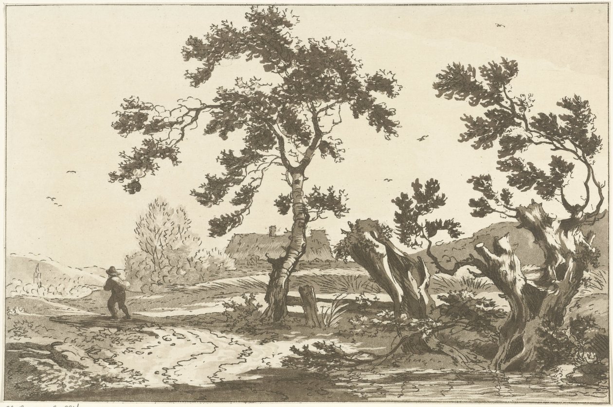 Alberi lungo una strada da Hendrik Meijer