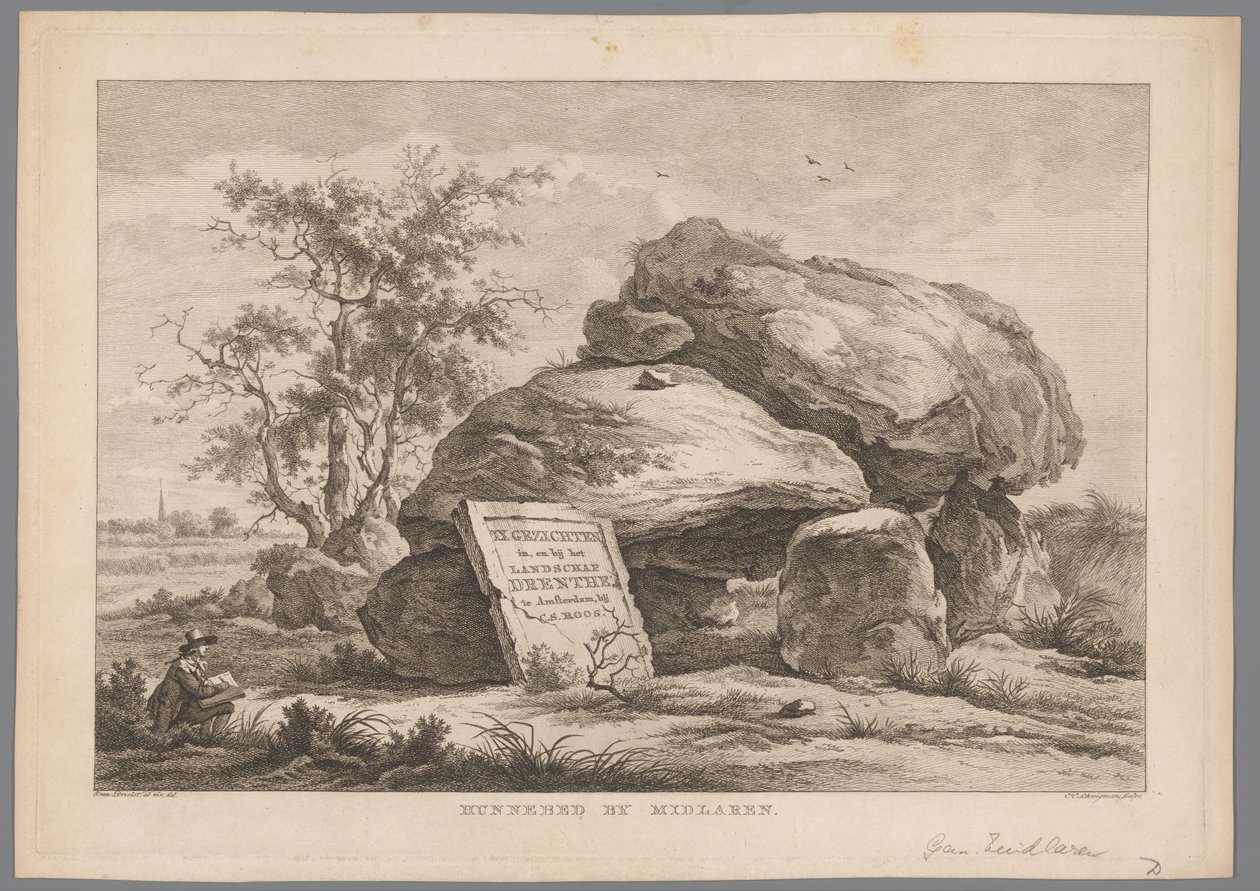 Dolmen vicino al villaggio di Midlaren Hunnebed by Midlaren (titolo sull
