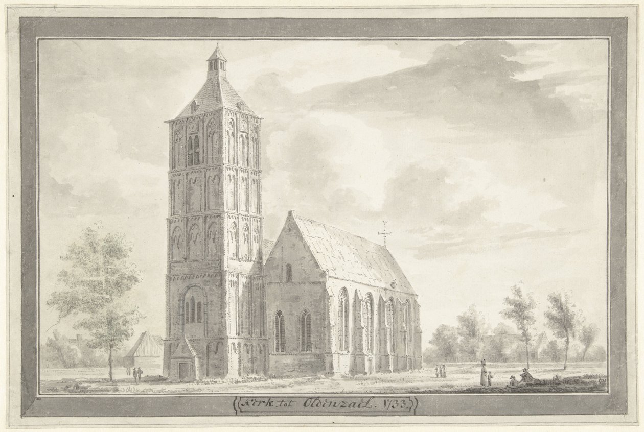 La chiesa di San Plechelmus a Oldenzaal da Hendrik Spilman
