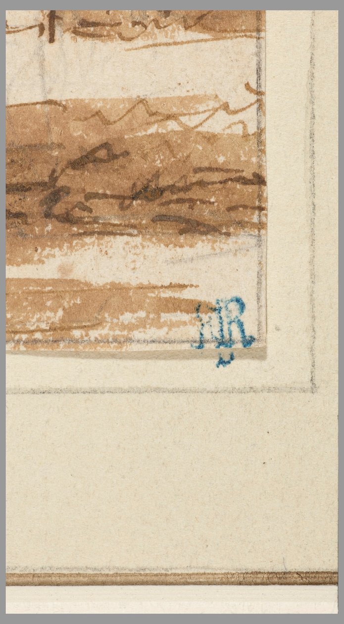 Disegno, città su un canale, 1750-70 da Hendrik Spilman
