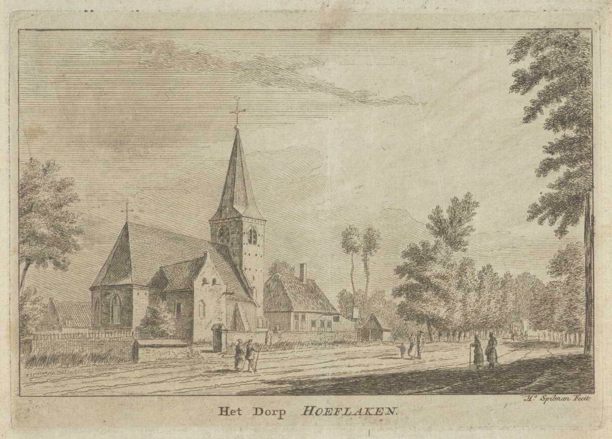 Veduta di Hoevelaken (titolo sull