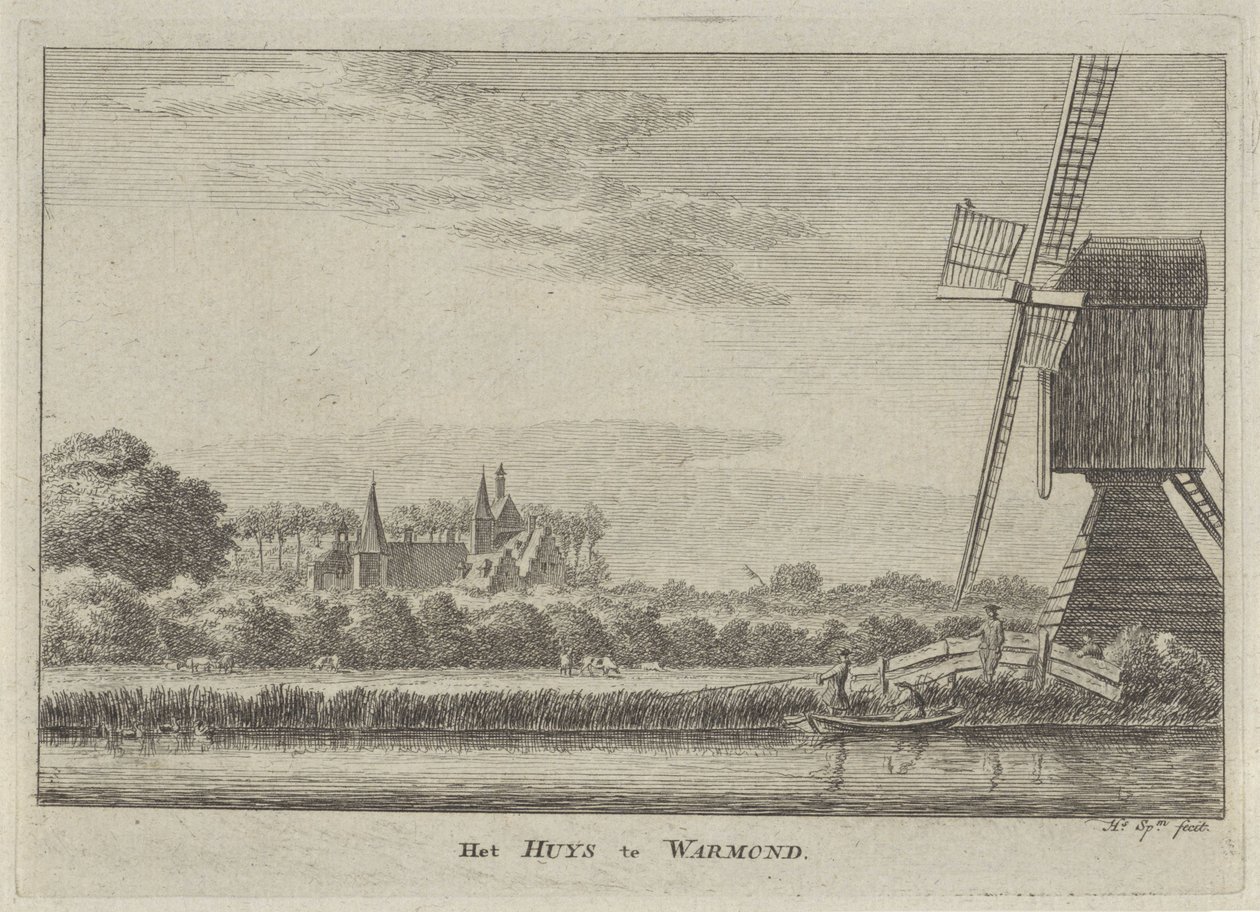 Veduta di Casa Warmond da Hendrik Spilman