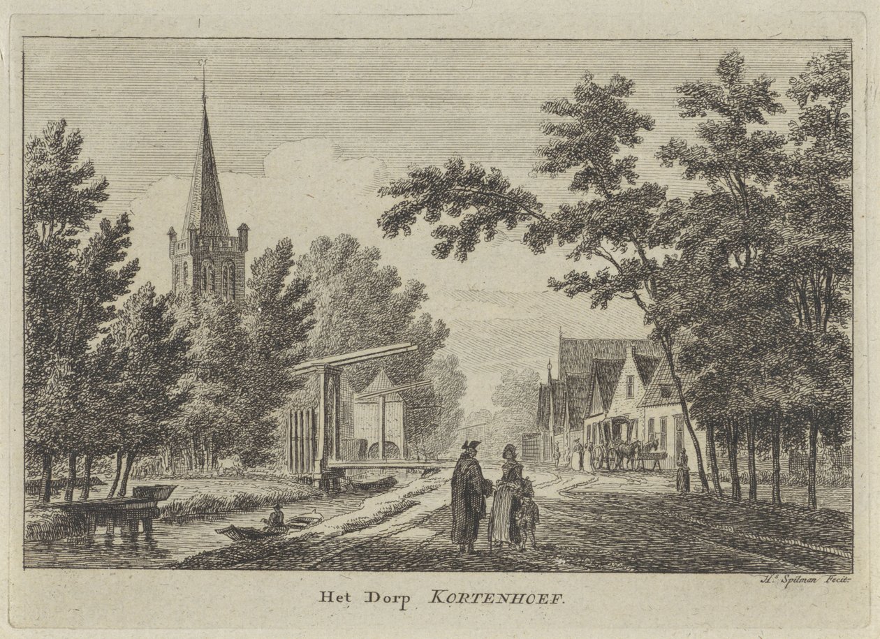 Veduta di Kortenhoef da Hendrik Spilman
