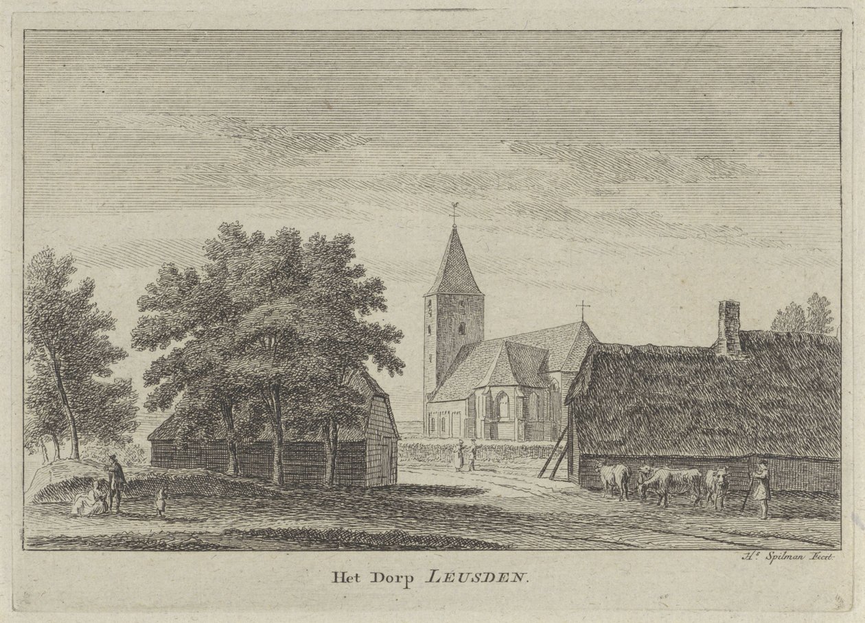 Veduta di Leusden da Hendrik Spilman