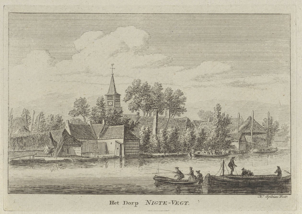 Veduta di Nigtevecht da Hendrik Spilman