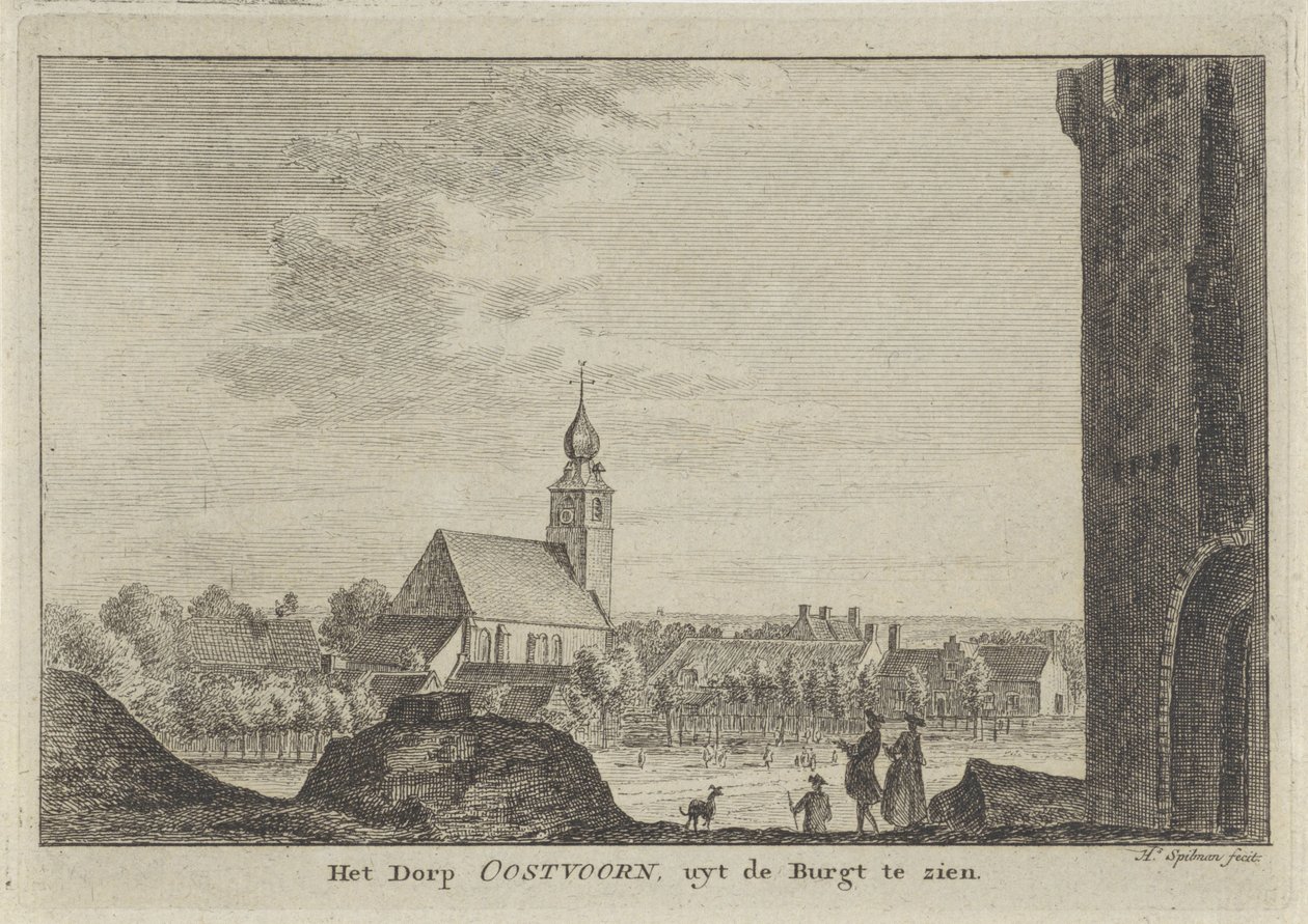 Veduta di Oostvoorne da Hendrik Spilman