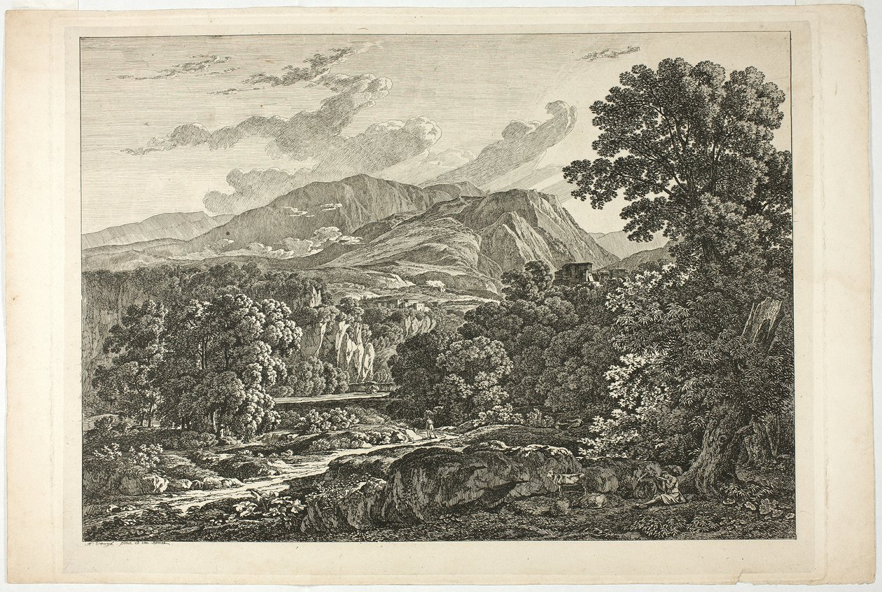 Paesaggio romano da Hendrik Voogd