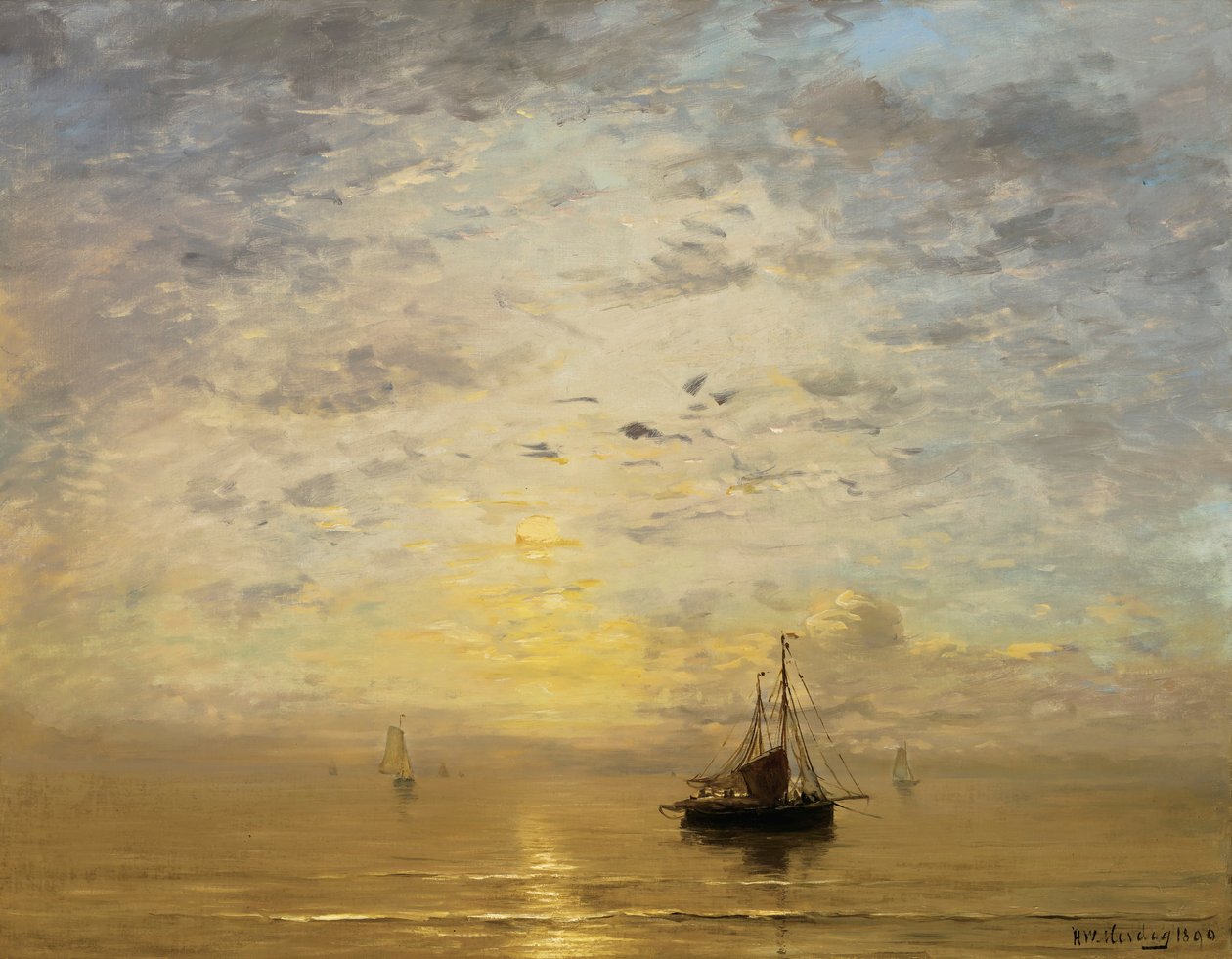 Marina da Hendrik Willem Mesdag