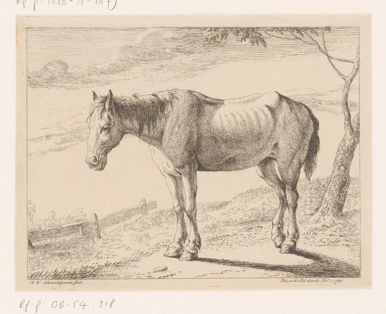 Cavallo da Hendrik Willem Schweickhardt
