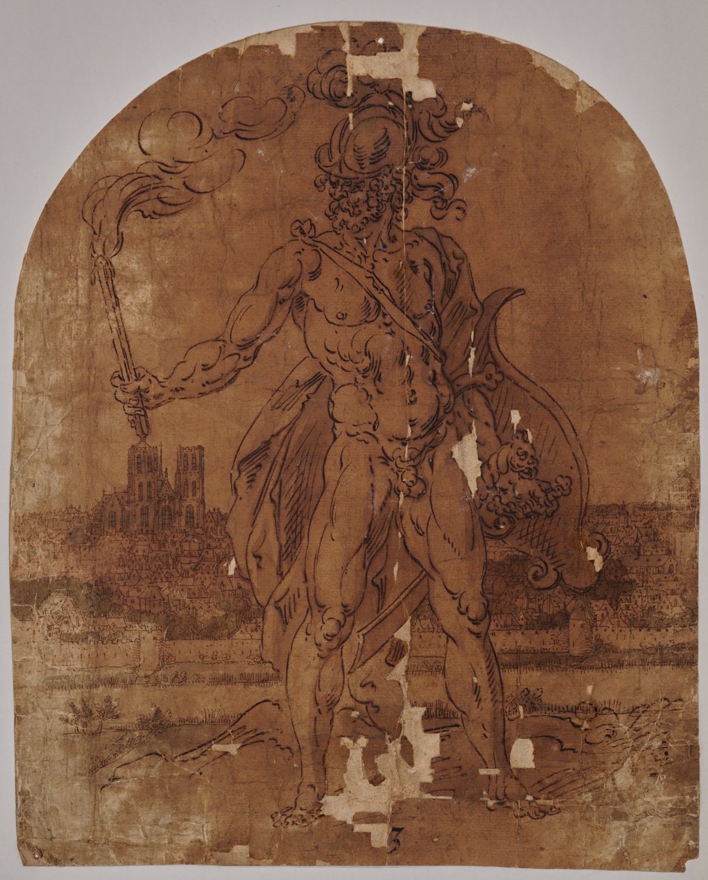 Marte fuori dalle mura di Bruxelles da Hendrik de Clerck