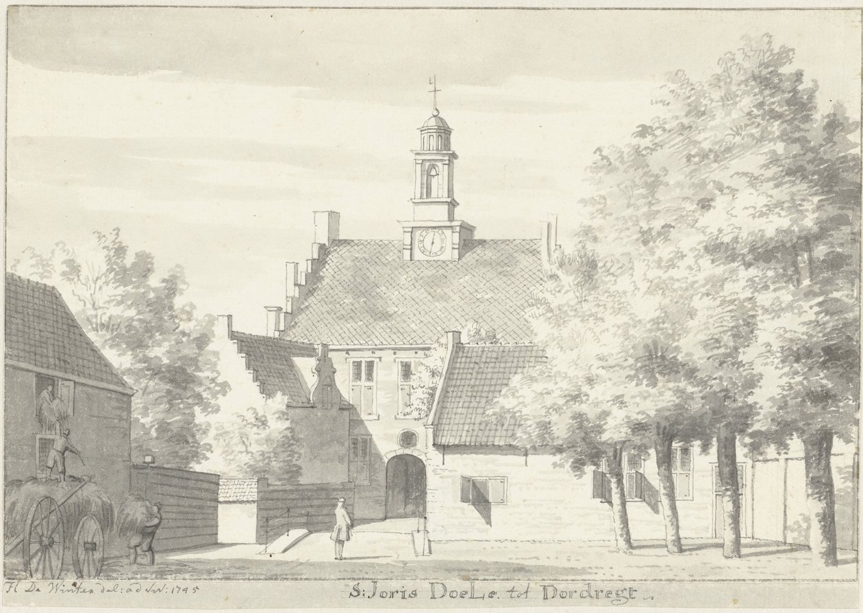 La St. Jorisdoelen a Dordrecht da Hendrik de Winter