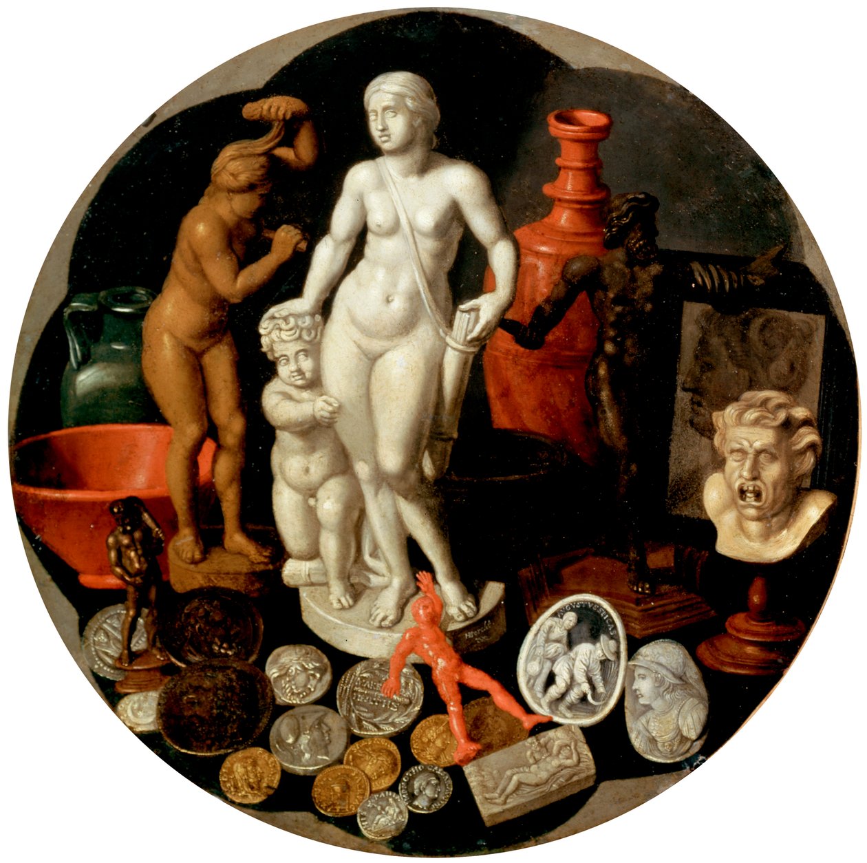 Natura morta con una collezione di curiosità da Hendrik the Younger Borcht van der