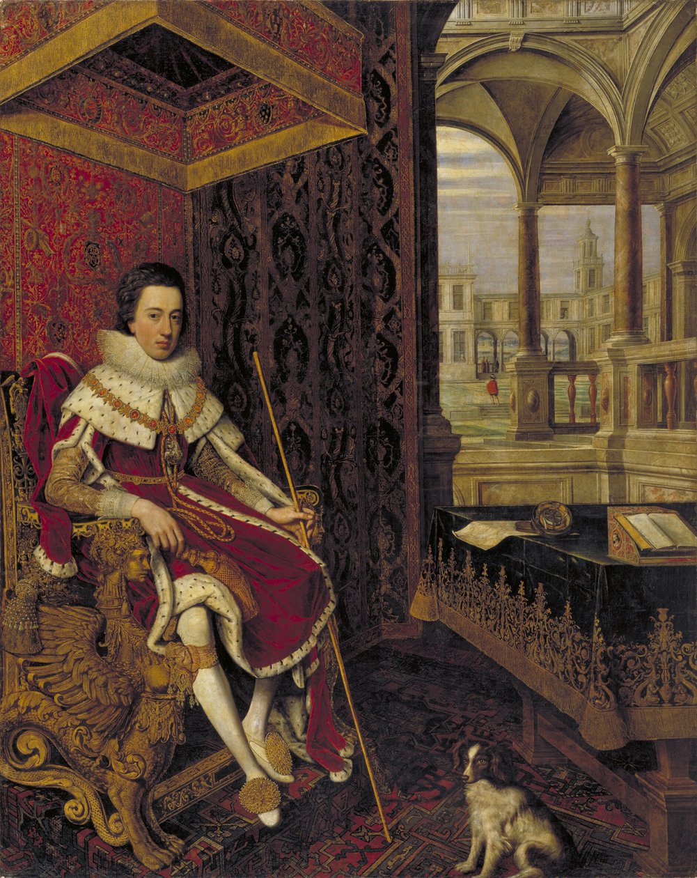 Carlo I (1600-1649) quando Principe di Galles da Hendrik van II Steenwijck