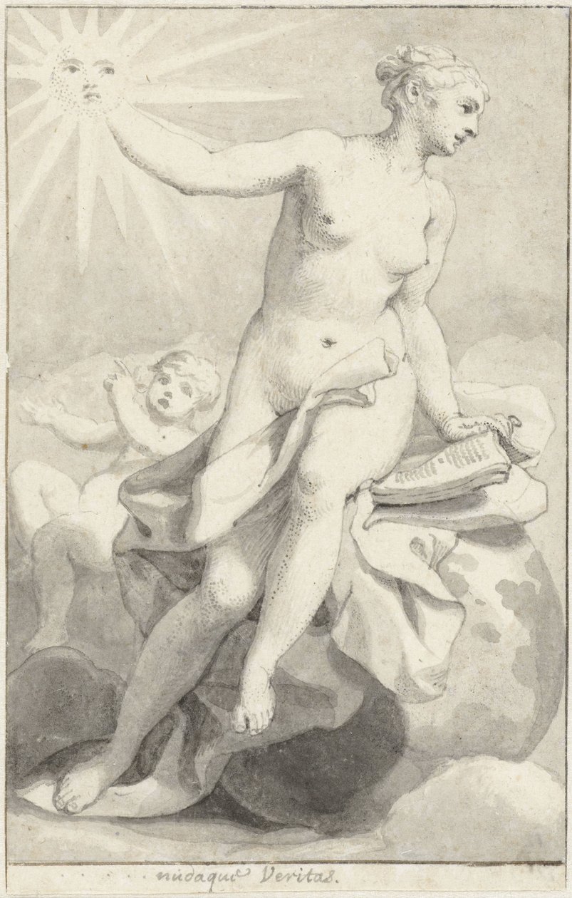 Figura allegorica femminile seduta da Hendrik van Limborch