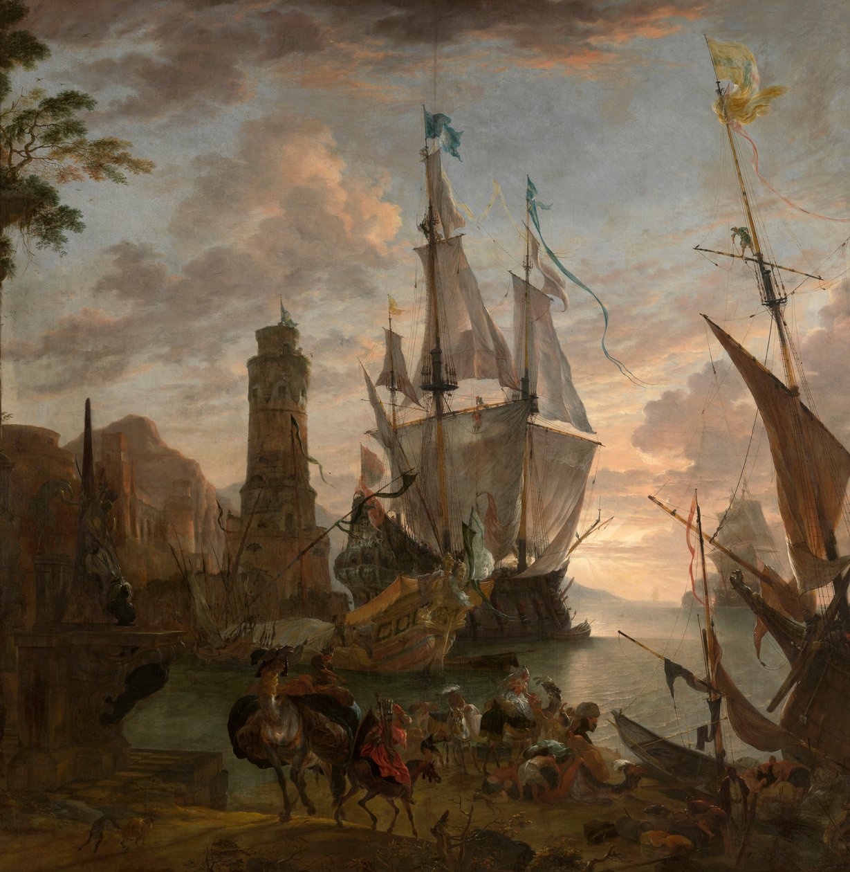 Porto orientale da Hendrik van Minderhout