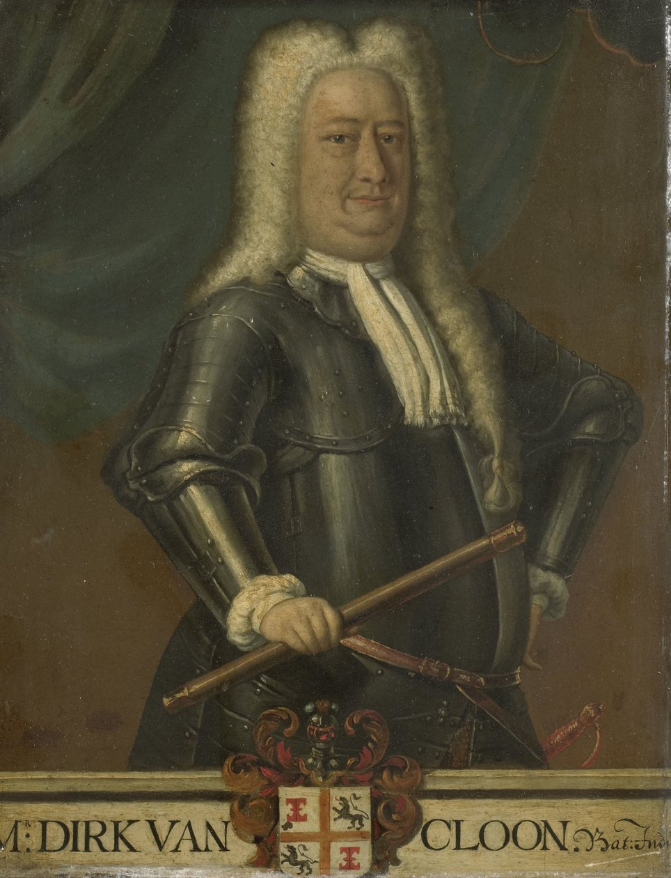 Ritratto di Dirk van Cloon, Governatore Generale delle Indie Orientali Olandesi da Hendrik van den Bosch (free after)