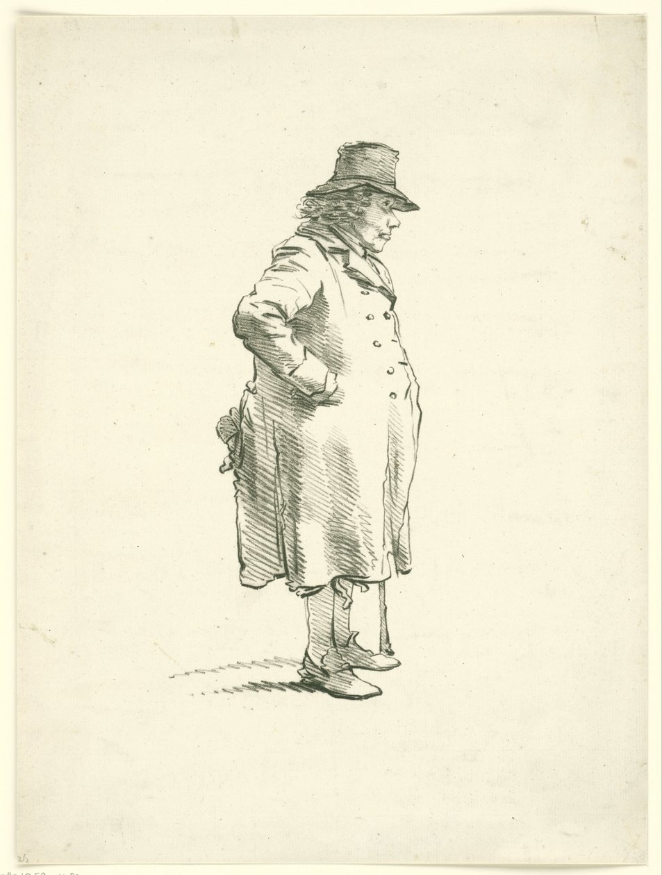 Ritratto del mendicante Hendrik Delbroeck da Hendrik van der Burgh