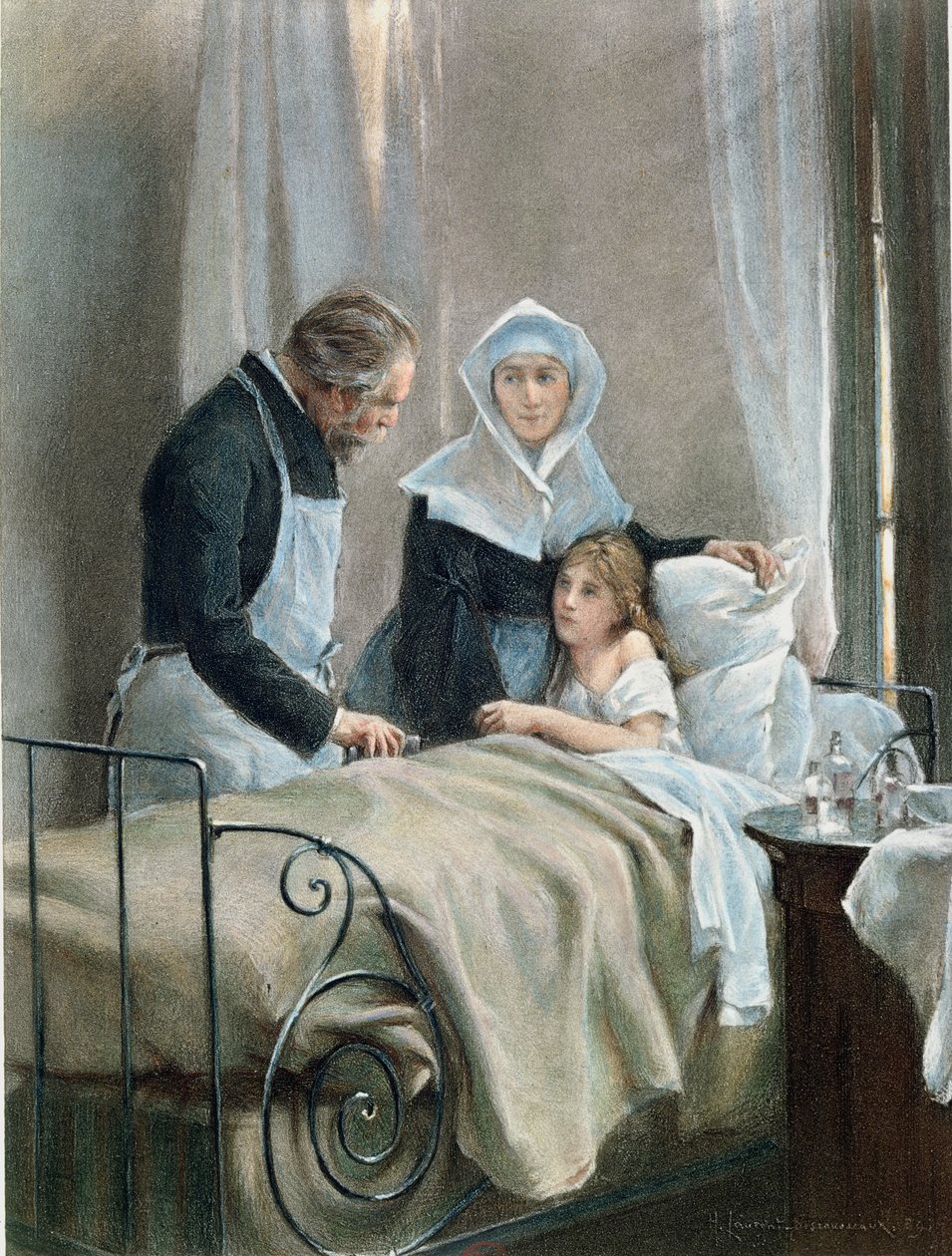 Il bambino malato da Henri Alphonse Louis Laurent Desrousseaux