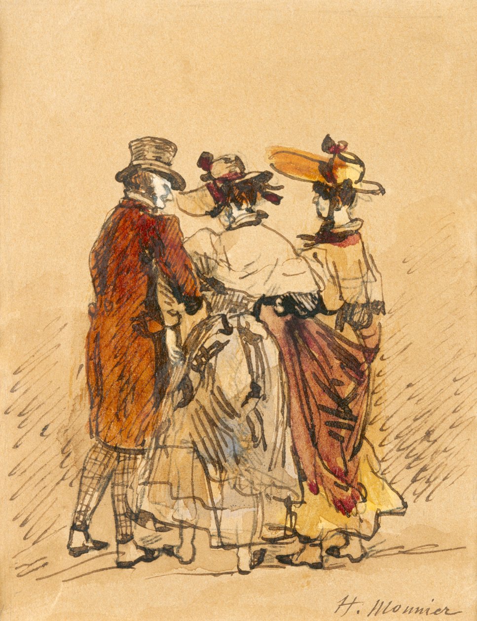 La passeggiata da Henri Bonaventure Monnier