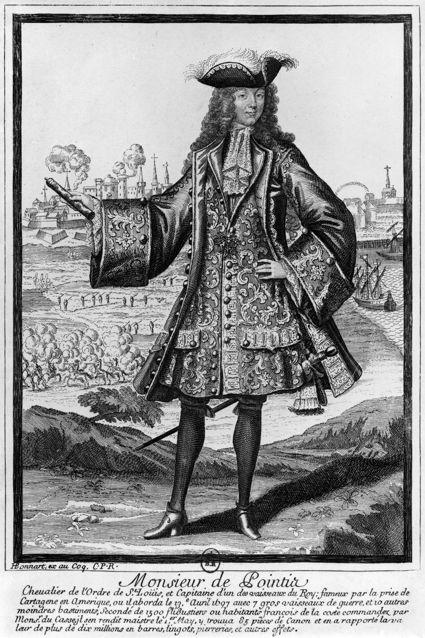 Jean Bernard Desjean (1645-1711) Barone de Pointis da Henri Bonnart