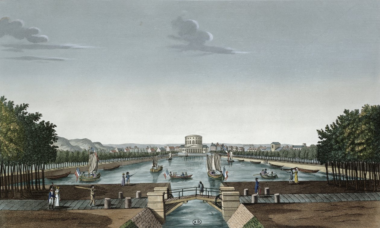Veduta del Bassin du Canal de l