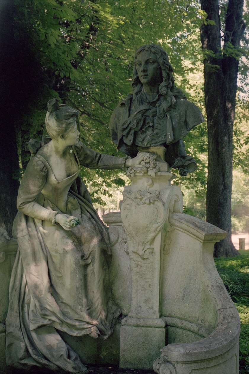 Monumento dedicato a Jean Antoine Watteau, 1896 da Henri Desire Gauquie